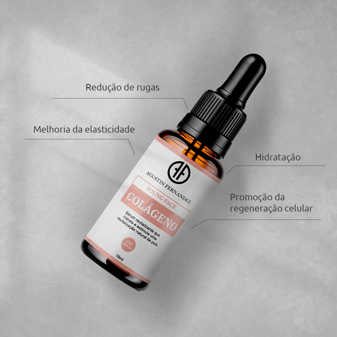 COLÁGENO Sérum para flacidez no rosto e pescoço