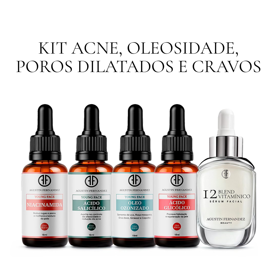 Cronograma Semanal Acne, Oleosidade, Poros Dilatados e Cravos