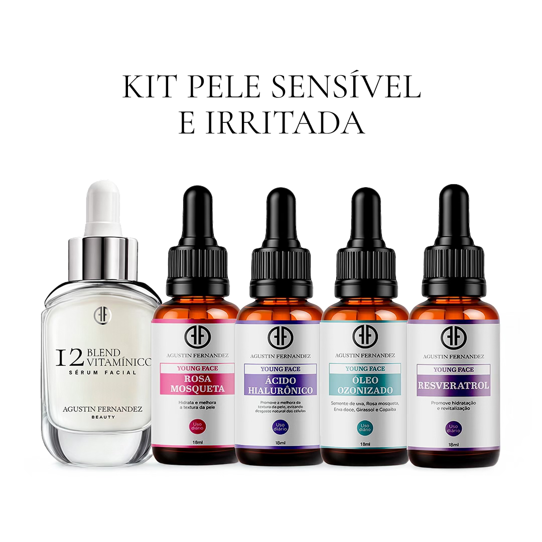 Cronograma Semanal Pele Sensível e Irritada