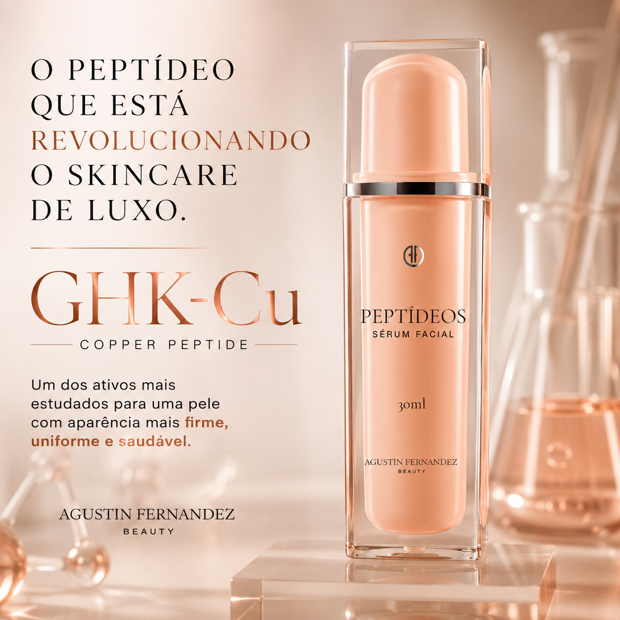GHK-Cu PEPTÍDEO DE COBRE Sérum Gel Concentrado