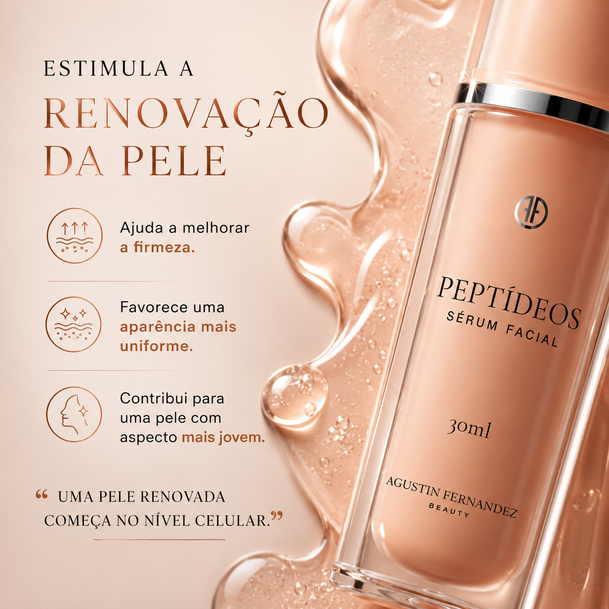 GHK-Cu PEPTÍDEO DE COBRE Sérum Gel Concentrado