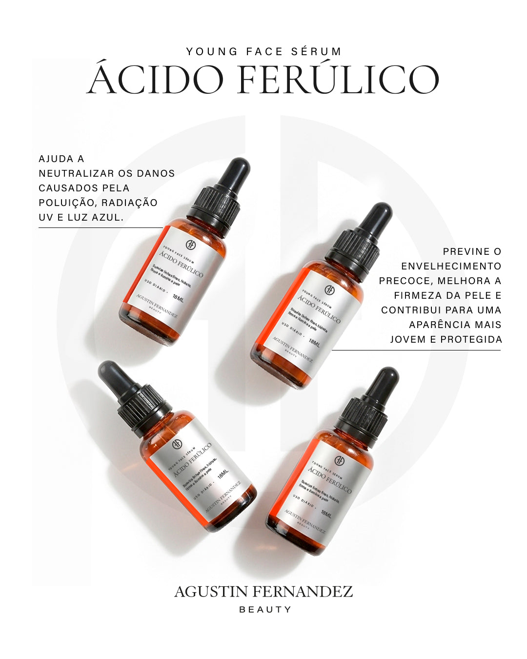 Kit 4 UNIDADES Face Ácido Ferúlico