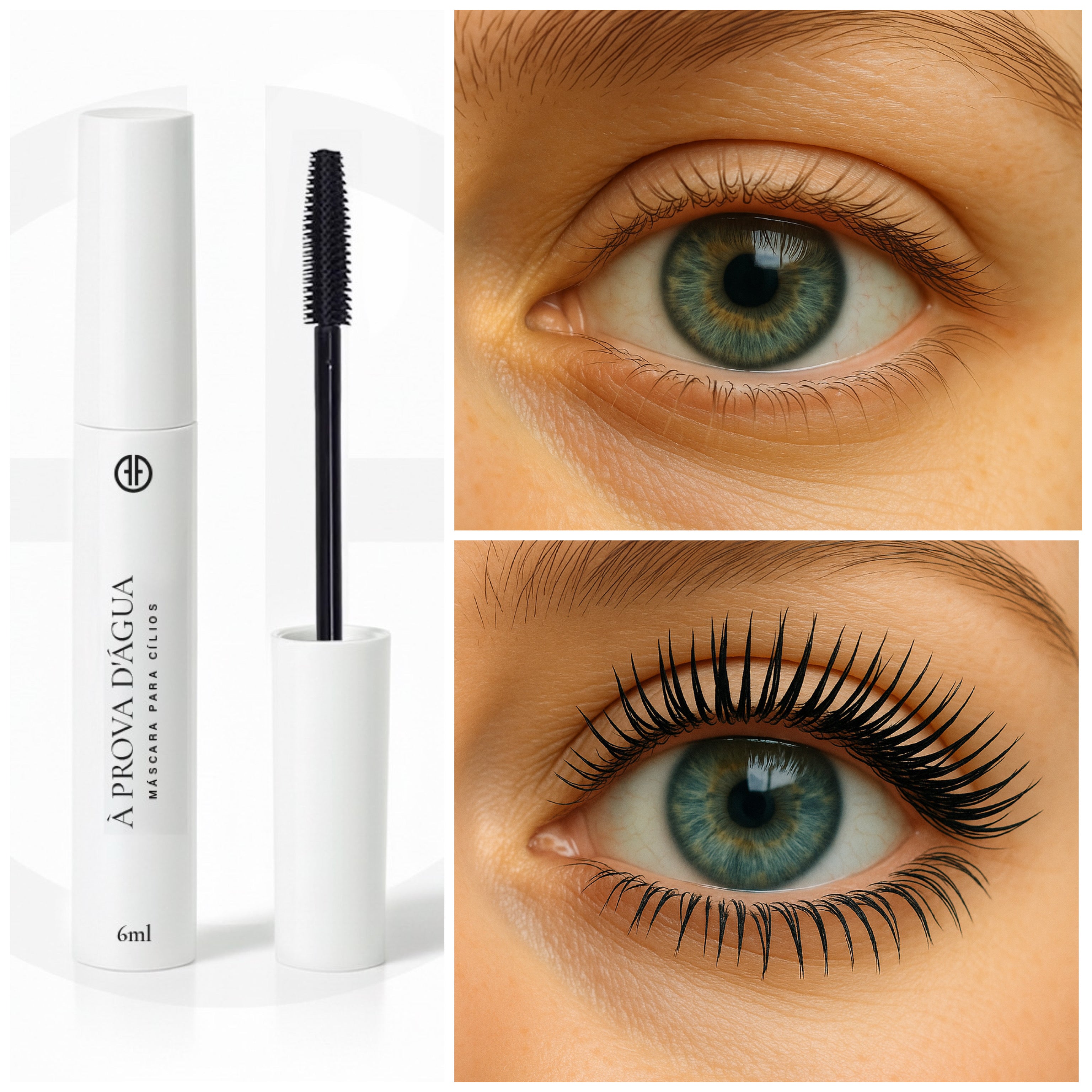 Máscara CÍLIOS DEFINIDOS, CURVADOS E VOLUMOSOS - A Prova D'Água - FRETE GRÁTIS