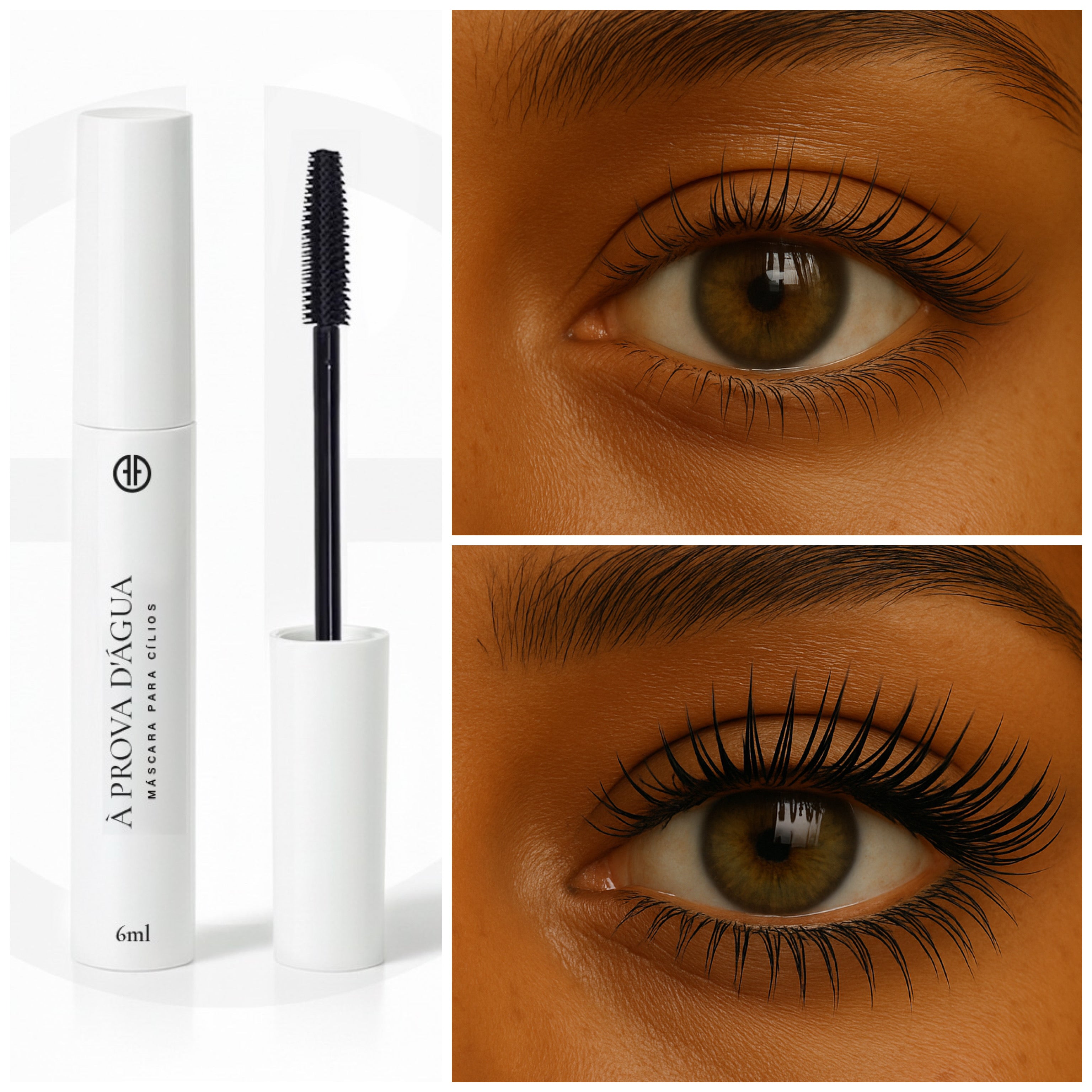 Máscara CÍLIOS DEFINIDOS, CURVADOS E VOLUMOSOS - A Prova D'Água - FRETE GRÁTIS